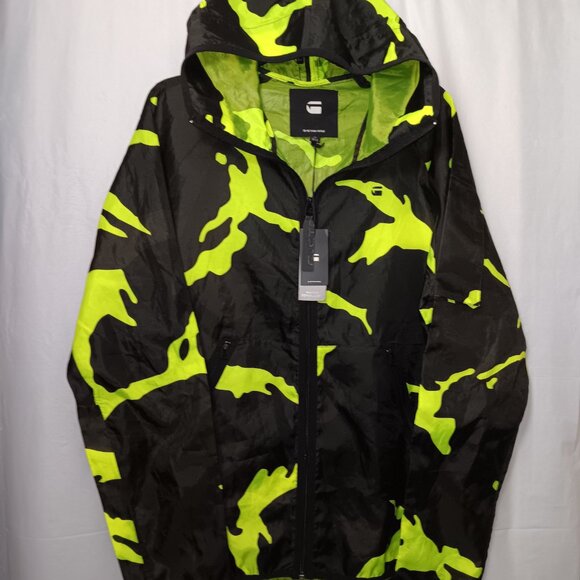 G- STAR RAW MEN'S STRETT HOODED OVERSHIRT JACKET - Picture 4 of 9